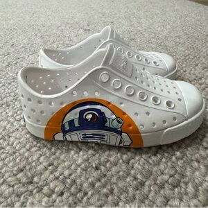 Disney Star Wars Native Jefferson‎ Closed-Toe Shoes Sz 6C Toddler R2D2 C-3PO